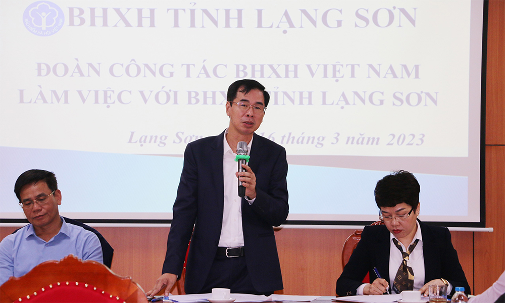 Ông Hà Đình Hải giữ chức Phó Giám đốc BHXH tỉnh Lạng Sơn