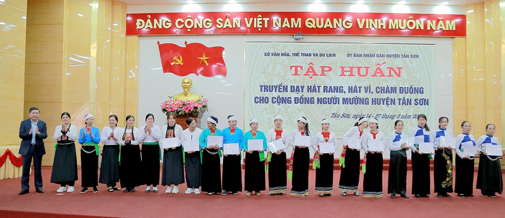 Tân Sơn, Phú Thọ Lan tỏa văn hóa dân tộc Mường