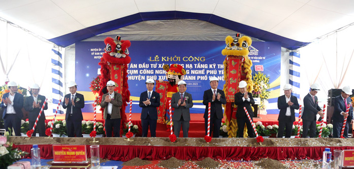 Khởi công Dự án đầu tư xây dựng hạ tầng kỹ thuật cụm công nghiệp làng nghề Phú Yên