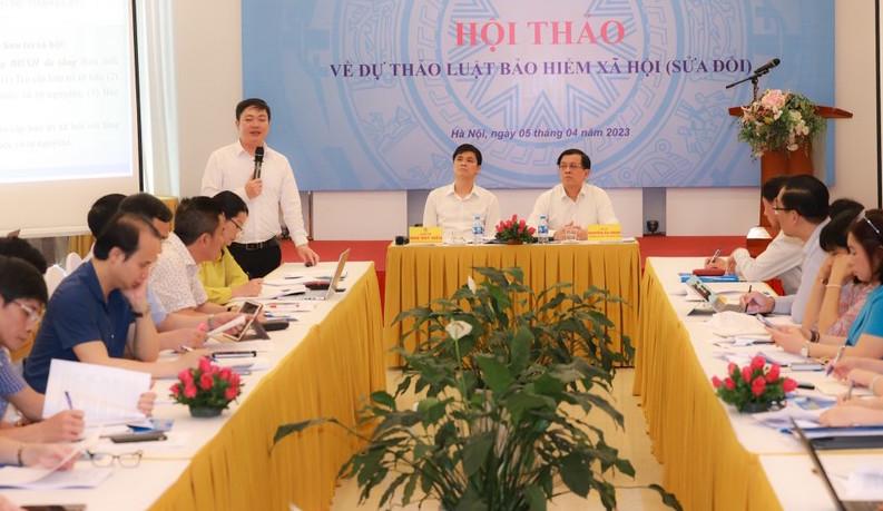 Lấy ý kiến cán bộ công đoàn dự thảo Luật Bảo hiểm xã hội sửa đổi