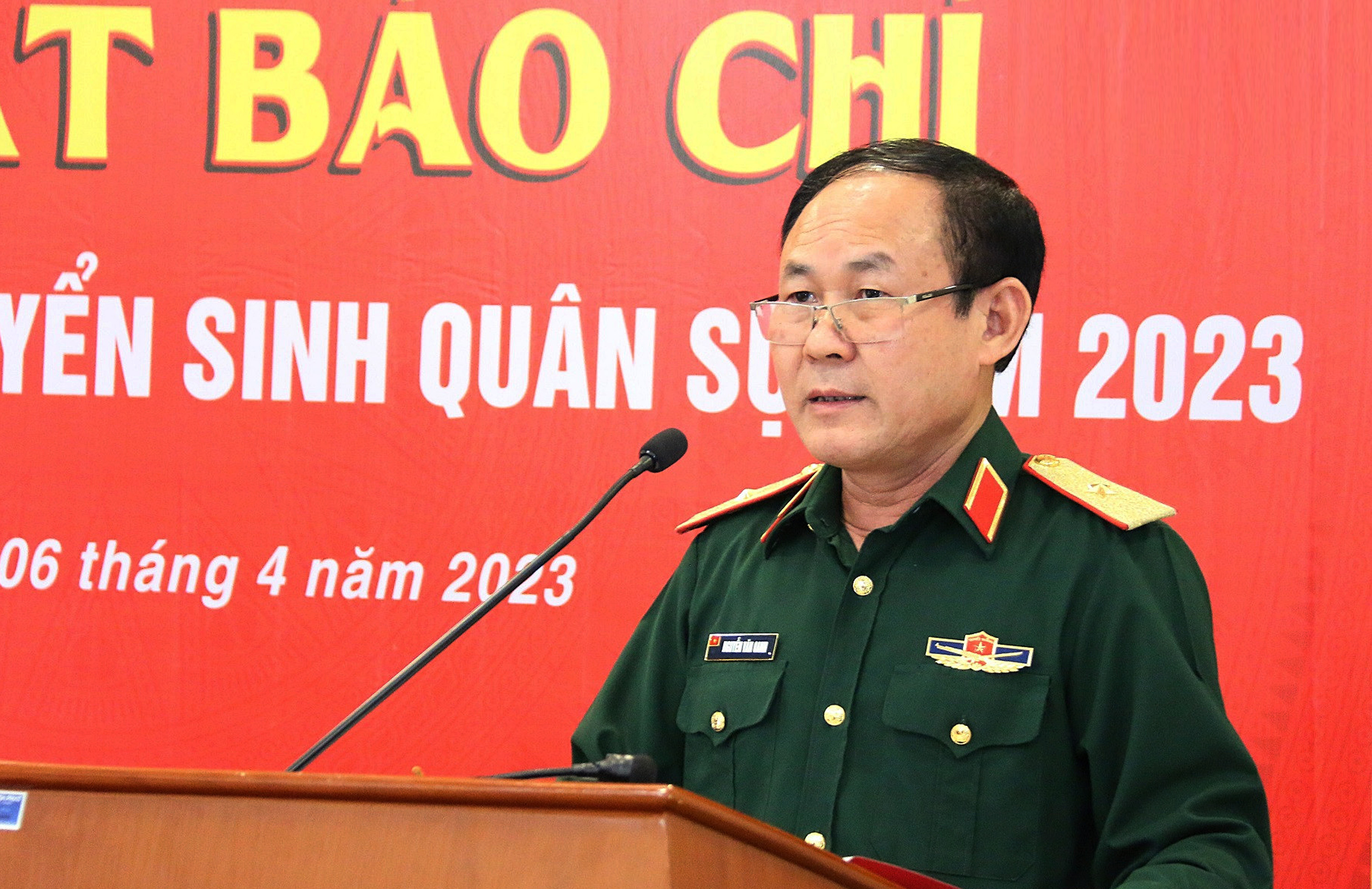 Bộ Quốc phòng thông tin công tác tuyển sinh năm 2023