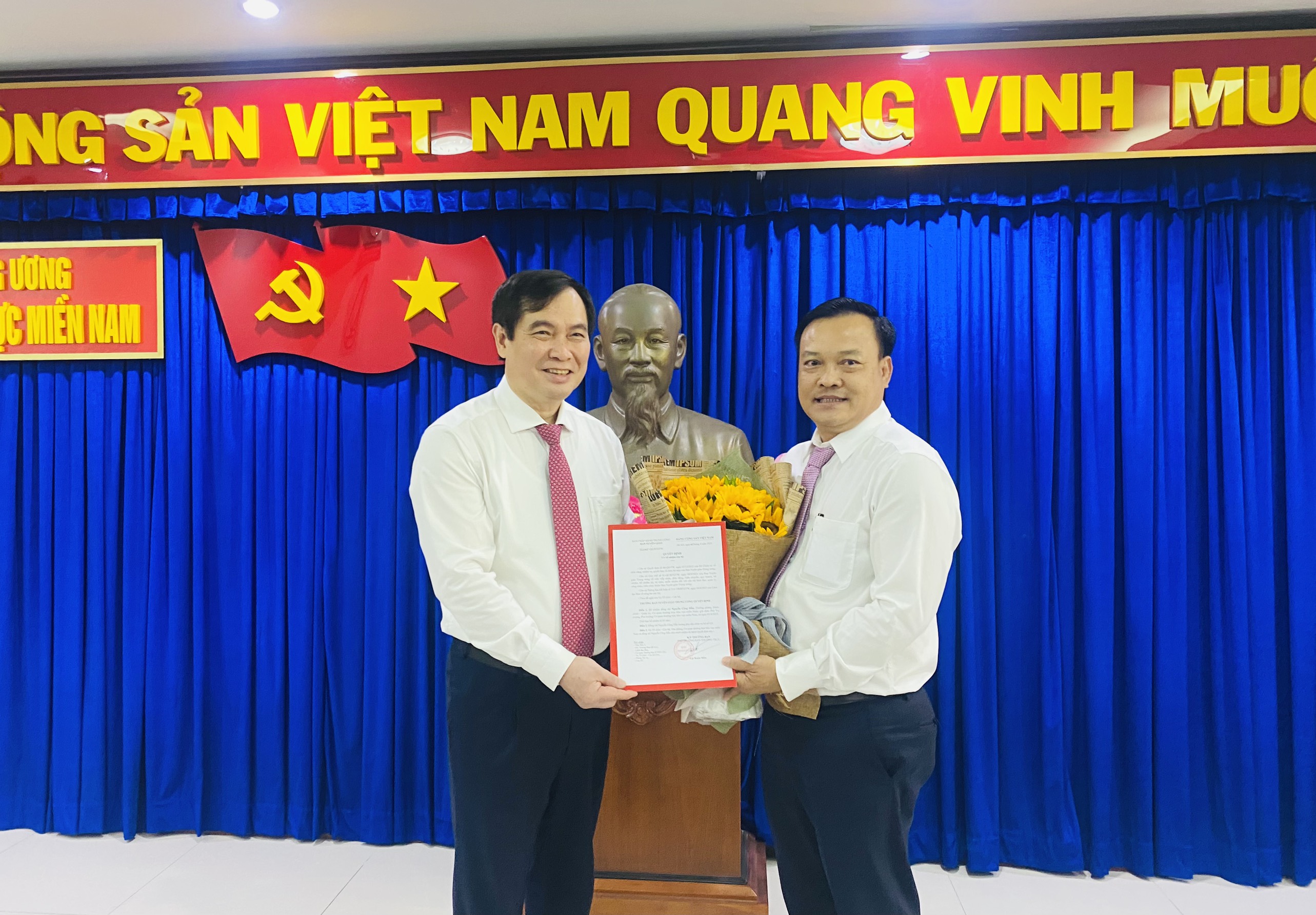 Bổ nhiệm Phó Trưởng Cơ quan Thường trực khu vực miền Nam Ban Tuyên giáo Trung ương