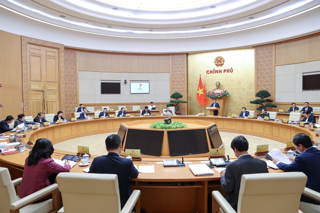 Thủ tướng chủ trì phiên họp Chính phủ chuyên đề xây dựng pháp luật tháng 4
