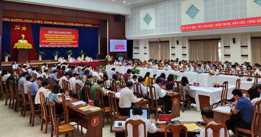 Nghiên cứu, vận dụng quan điểm cuốn sách của Tổng Bí thư vào thực tiễn Quảng Nam
