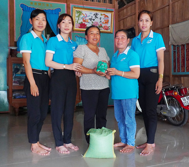 Chi hội trưởng phụ nữ nhiệt tình và tận tâm với công việc