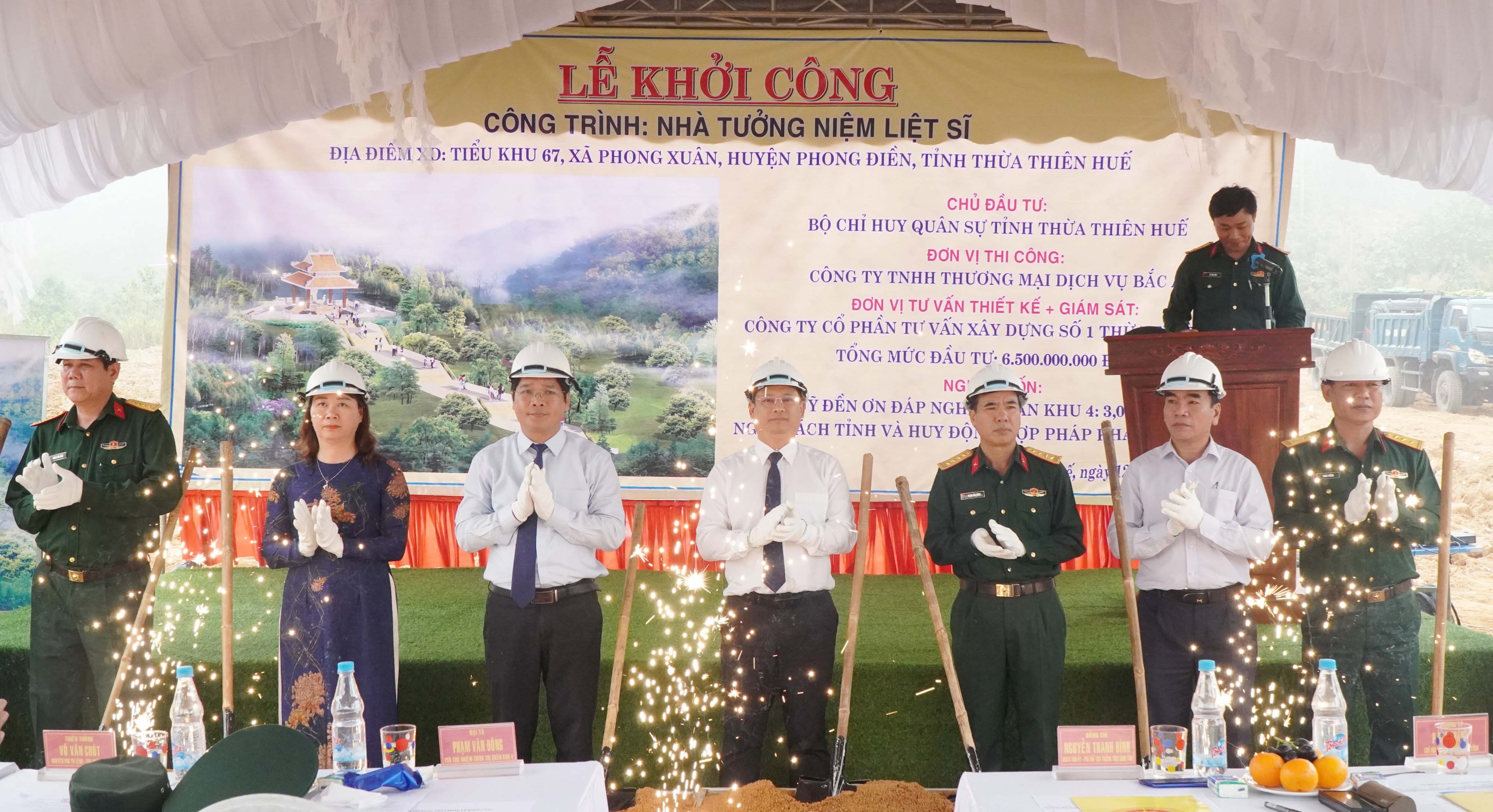 Khởi công xây dựng công trình Nhà tưởng niệm 13 liệt sĩ hy sinh tại Thủy điện Rào Trăng 3