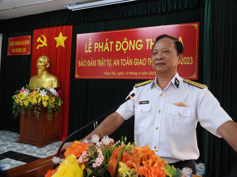 Hải đoàn 129 Hải quân phát động phong trào thi đua