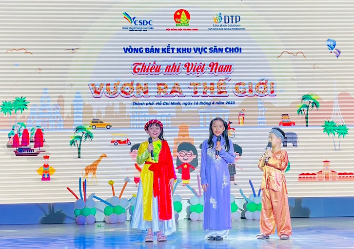 Thiếu nhi cùng tranh tài quảng bá hình ảnh Việt Nam tới bạn bè quốc tế