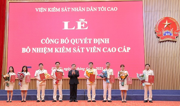 Bổ nhiệm Kiểm sát viên cao cấp, Viện Kiểm sát nhân dân tối cao