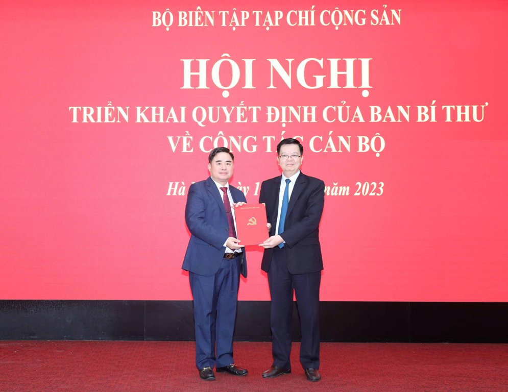 Đồng chí Phạm Minh Tuấn giữ chức Phó Tổng Biên tập phụ trách Tạp chí Cộng sản