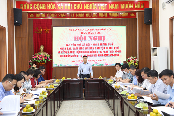 Gần 1 000 tỷ đồng phát triển kinh tế xã hội vùng dân tộc thiểu số Thủ đô