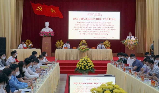 Vận dụng vào thực tiễn cuốn sách của Tổng Bí thư về phòng, chống tham nhũng, tiêu cực