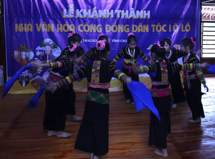 Khánh thành Nhà văn hóa cộng đồng đồng bào dân tộc Lô Lô