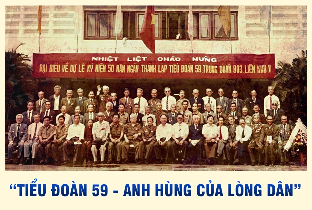 Tiểu đoàn 59 - vang danh khắp chiến trường Liên khu V
