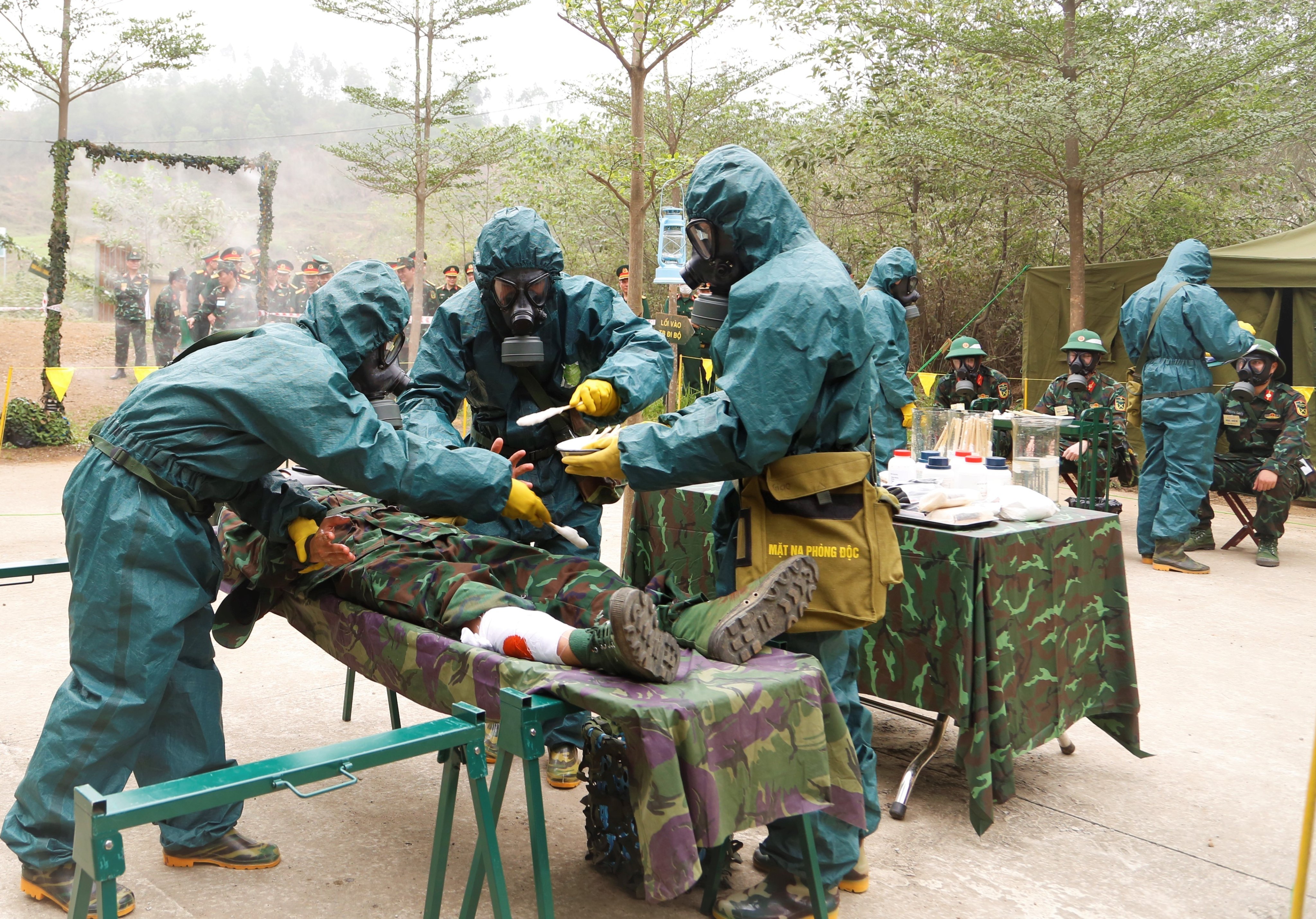 Học viện Quân y hoàn thành tốt nhiệm vụ diễn tập chiến thuật vòng tổng hợp