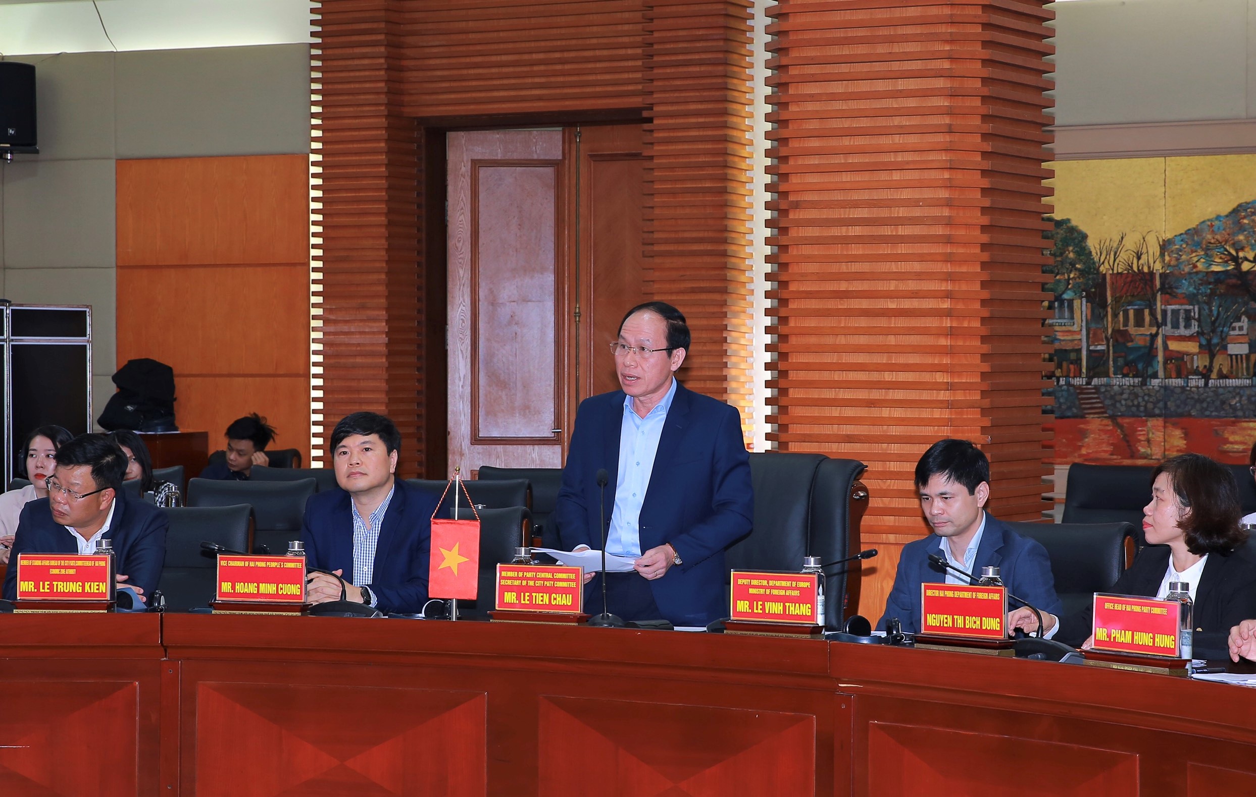 Hải Phòng tạo điều kiện thuận lợi nhất để các doanh nghiệp EU sản xuất, kinh doanh