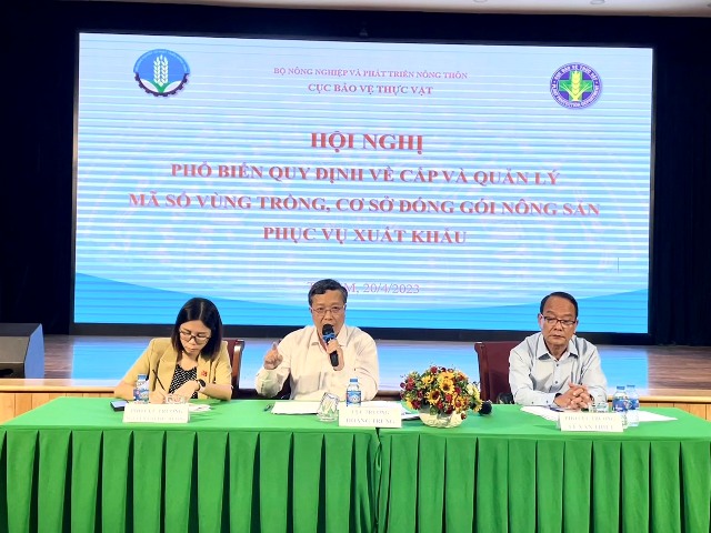 Triển khai quy định về cấp và quản lý mã số vùng trồng, cơ sở đóng gói