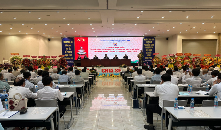 Đại hội đại biểu Người Công giáo Việt Nam xây dựng và bảo vệ Tổ quốc tỉnh Bình Dương lần thứ IX