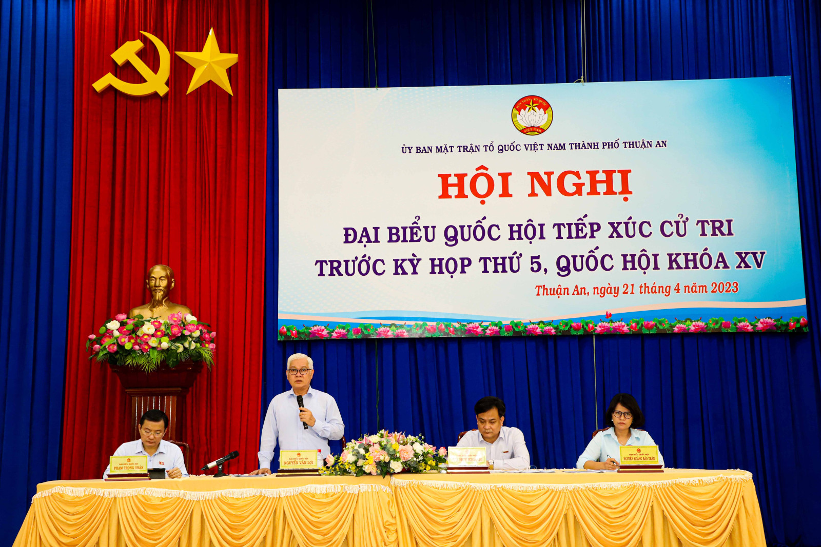 Bình Dương Cử tri TP Thuận An phản ánh về công tác lập quy hoạch, hạ tầng giao thông