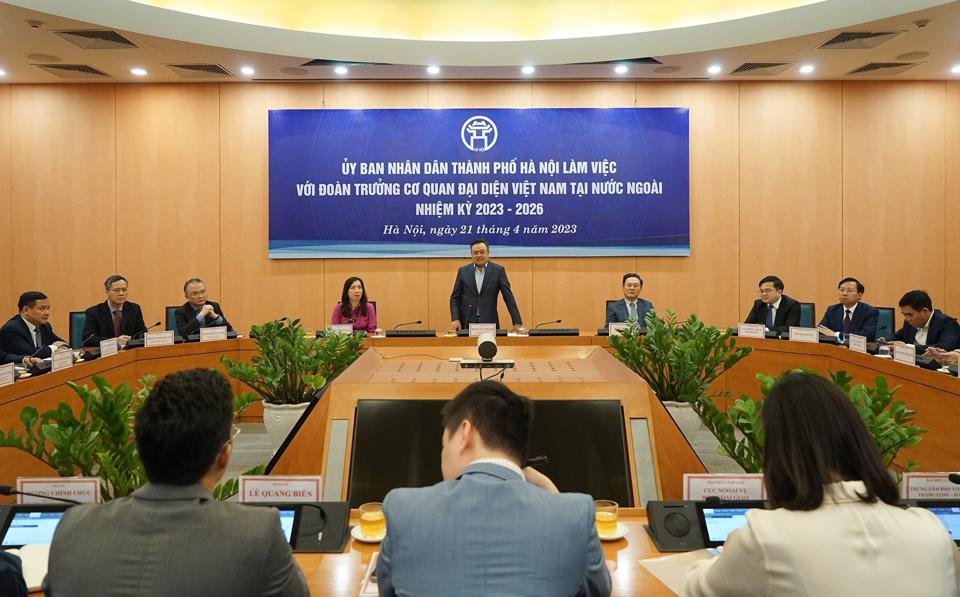 Truyền tải thông điệp của Thủ đô tới bạn bè quốc tế để thu hút đầu tư nước ngoài