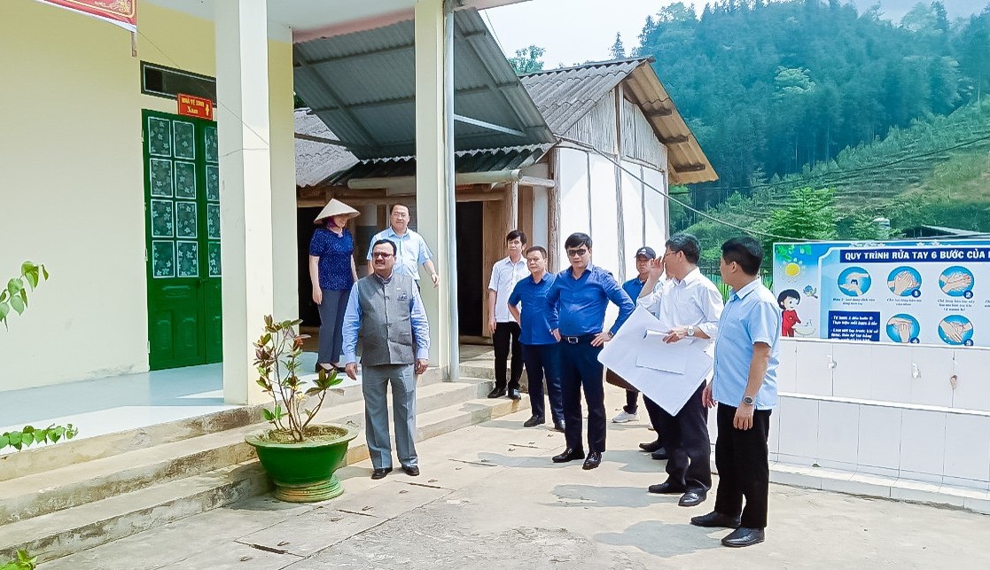 Ấn Độ tài trợ xây dựng bếp ăn và nhà giáo dục thể chất tại Lào Cai
