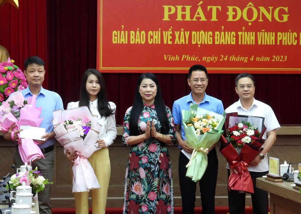 Phát động Giải báo chí về xây dựng Đảng tỉnh Vĩnh Phúc