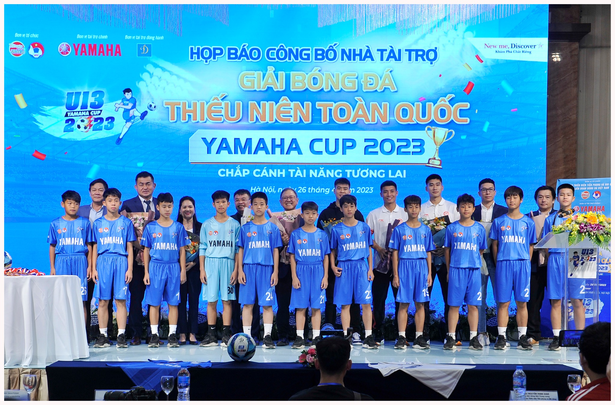 34 đội bóng thiếu niên tham dự Giải U13 toàn quốc 2023