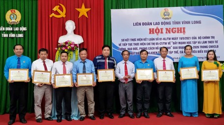 Liên đoàn Lao động Vĩnh Long học và làm theo Bác bằng những việc làm thiết thực
