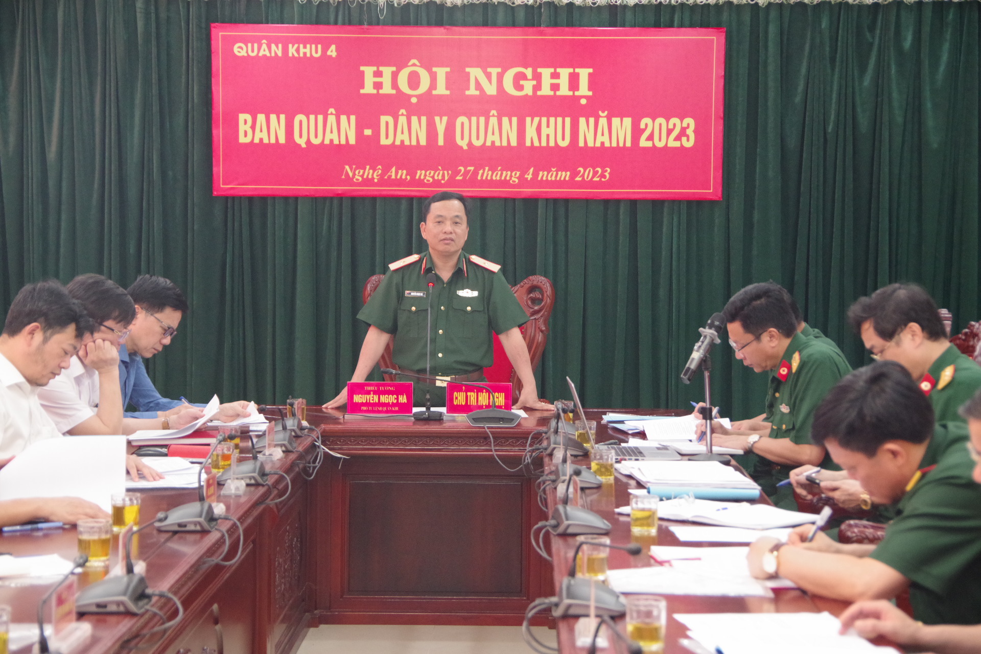 Hội nghị Ban Quân - Dân y Quân khu 4 năm 2023