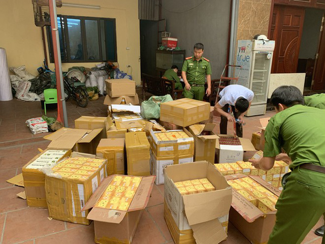 Hà Nội Phát hiện, thu giữ số lượng lớn thuốc lá nhập lậu