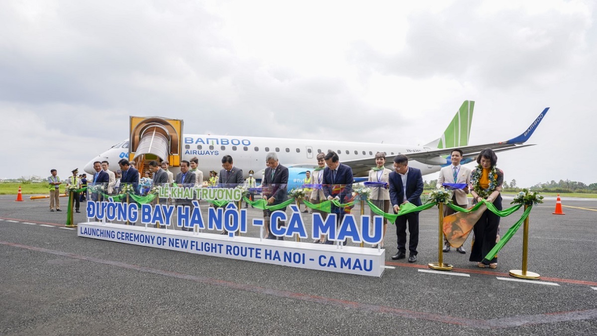 Lần đầu tiên có đường bay thẳng Hà Nội - Cà Mau