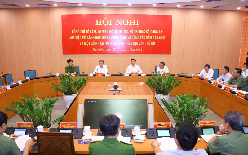 Bộ Công an và TP Hà Nội thực hiện hiệu quả công tác phối hợp đảm bảo, an ninh trật tự