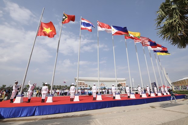 SEA Games 32 Lễ thượng cờ các đoàn thể thao tham dự