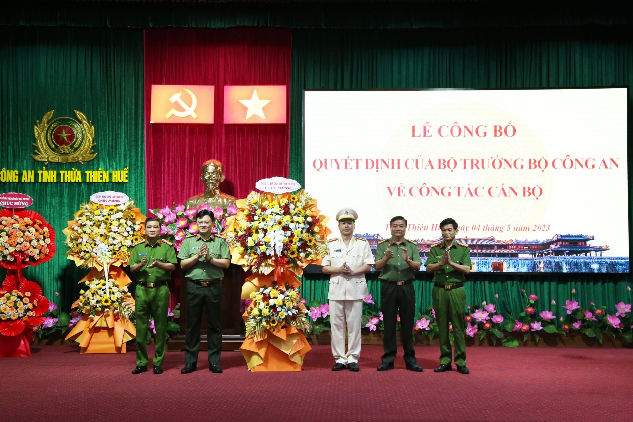 Thừa Thiên Huế có tân Phó Giám đốc Công an
