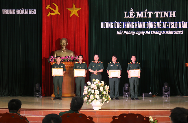 Quân khu 3 hưởng ứng Tháng hành động về an toàn vệ sinh lao động