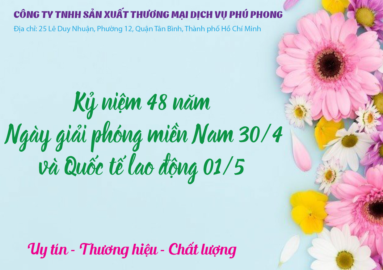 Chào mừng kỷ niệm 48 năm Ngày Giải phóng Miền Nam 30 04 1975 - 30 04 2023