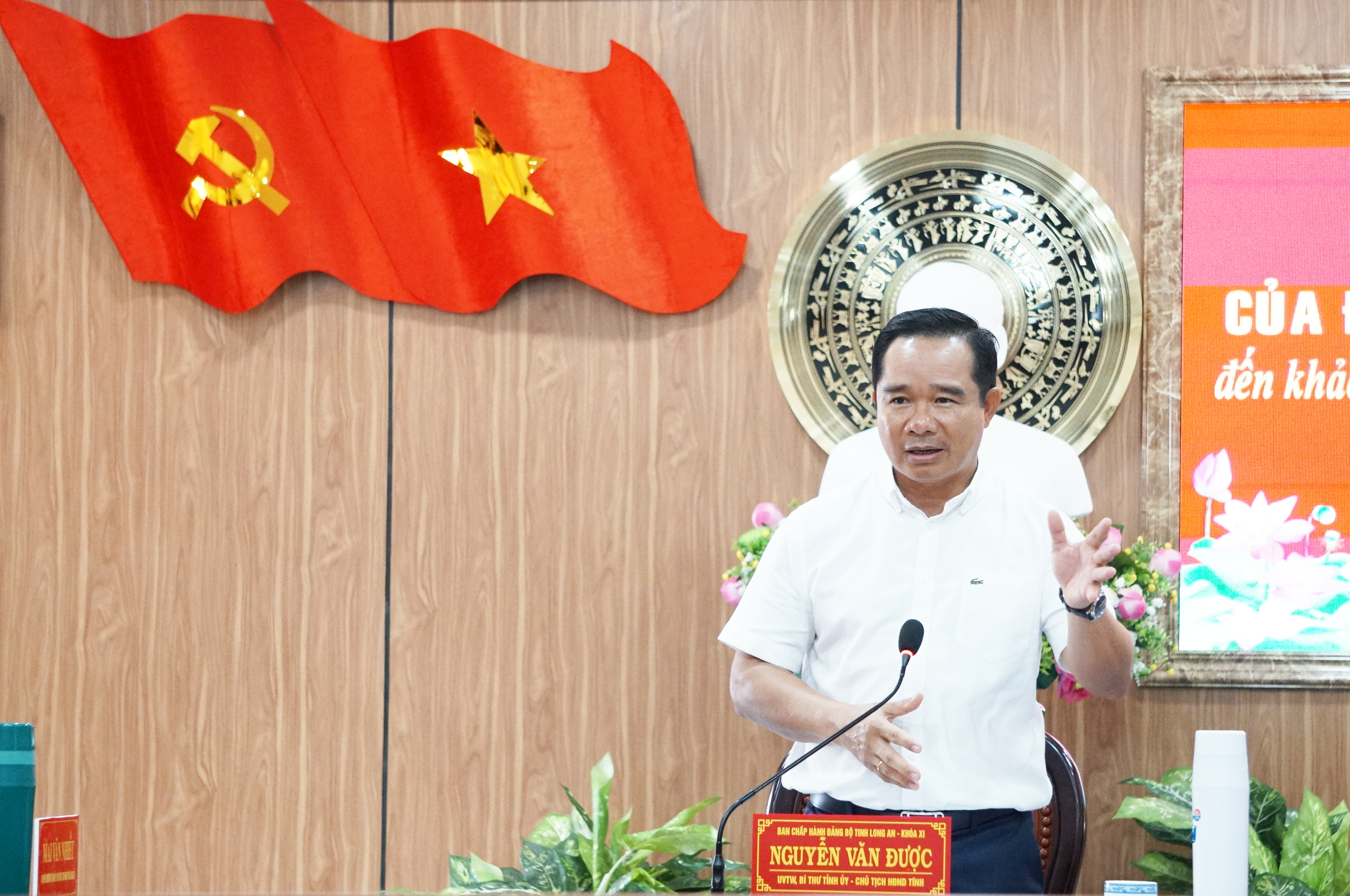 Tân An Long An  Đẩy nhanh tiến độ thực hiện các công trình trọng điểm