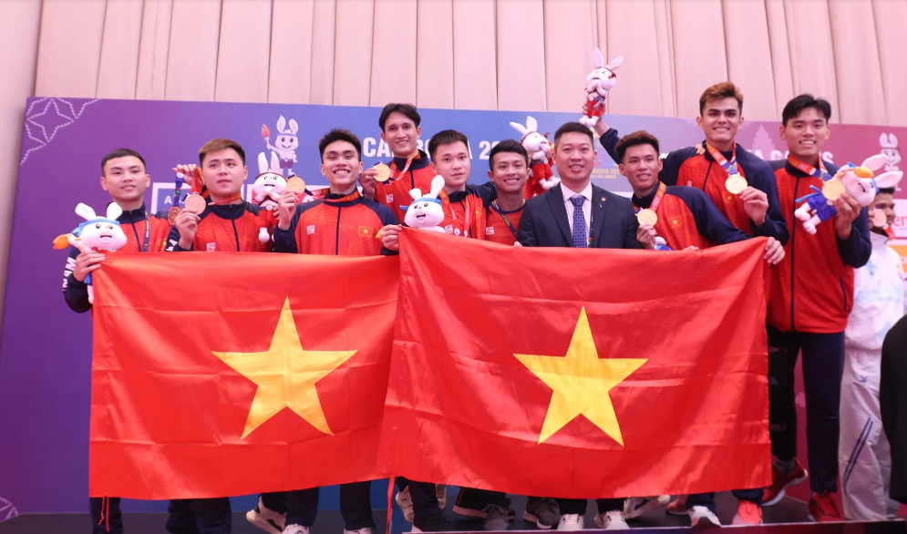 SEA Games 32 Đội tuyển karate Việt Nam giành 6 Huy chương Vàng