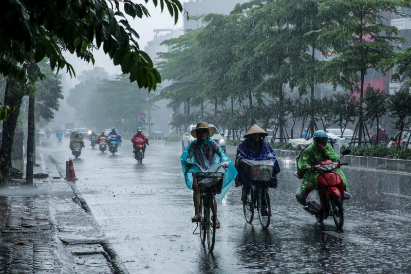 Nhiều nơi ở Nam Trung Bộ, Tây Nguyên và Nam Bộ có mưa to