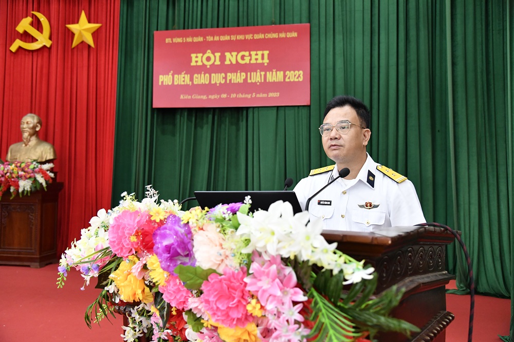 Vùng 5 Hải quân Tăng cường phổ biến, giáo dục pháp luật