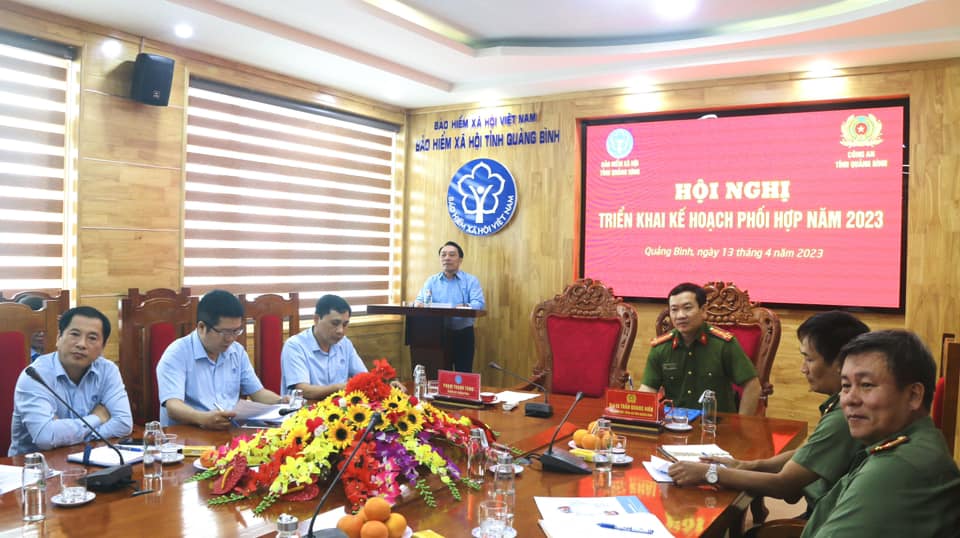 ​BHXH tỉnh và Công an tỉnh Quảng Bình triển khai kế hoạch phối hợp năm 2023