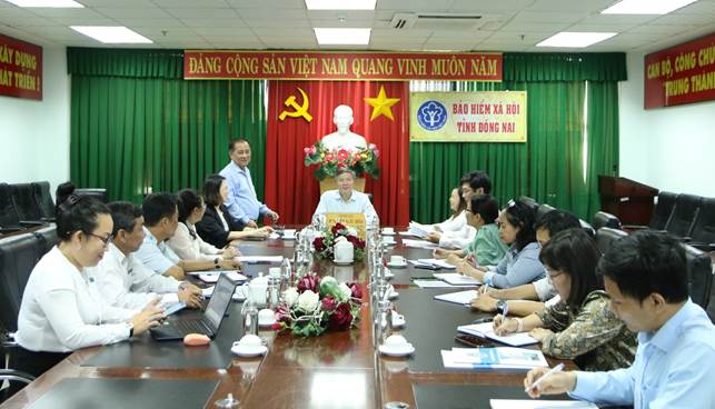 Phó Tổng Giám đốc BHXH Việt Nam làm việc với BHXH tỉnh Đồng Nai