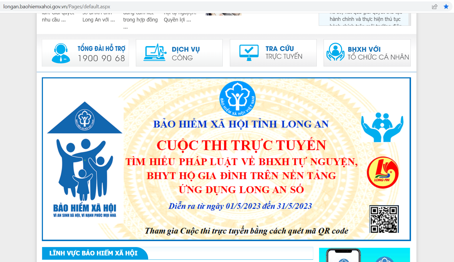 Tìm hiểu pháp luật về BHXH tự nguyện, BHYT hộ gia đình trên ứng dụng Long An số