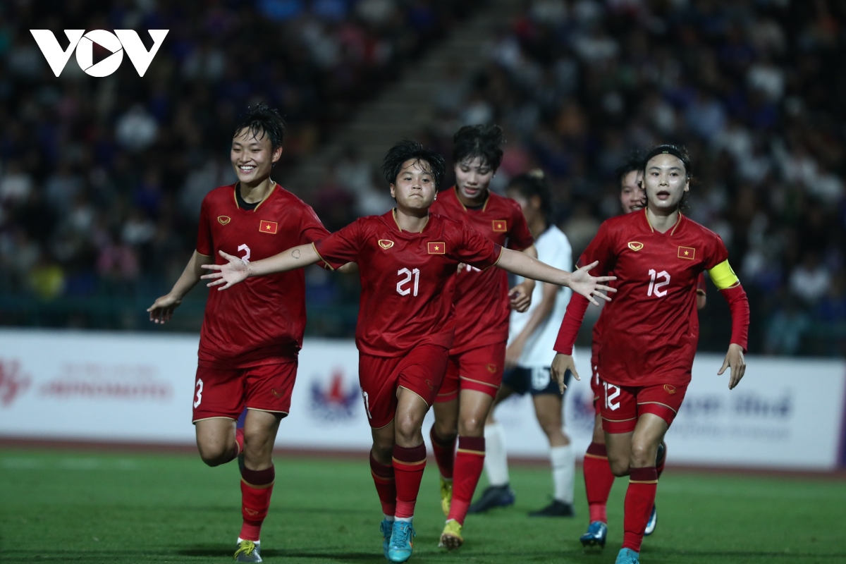Tuyển nữ Việt Nam vào chung kết SEA Games 32