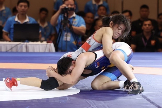 SEA Games 32 Đấu vật “bội thu” Vàng