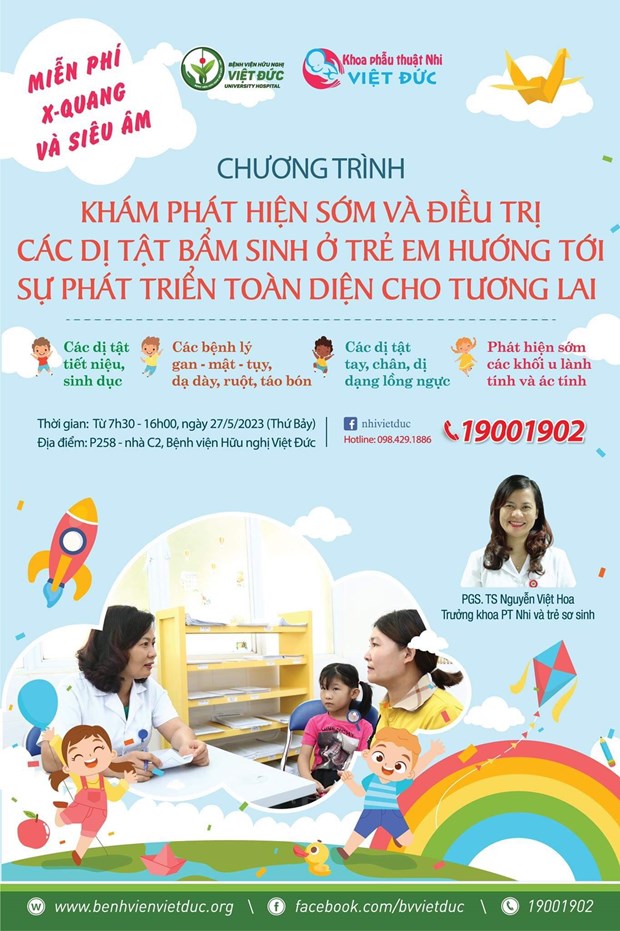 Khám, tư vấn miễn phí, phát hiện bệnh lý thường gặp ở trẻ em