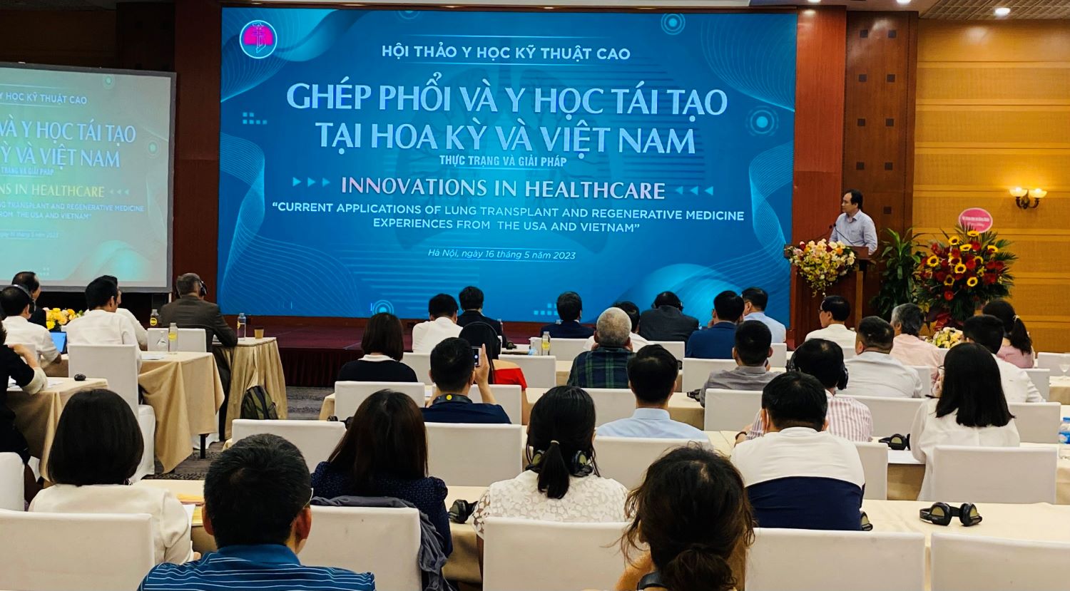 Chia sẻ kinh nghiệm chuyên môn về lĩnh vực ghép phổi và y học tái tạo
