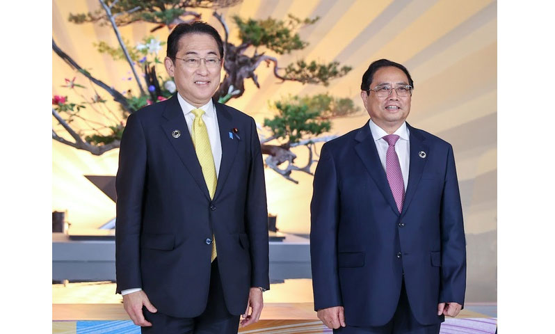 Thủ tướng Phạm Minh Chính nêu thông điệp tại phiên họp của Hội nghị thượng đỉnh G7 mở rộng
