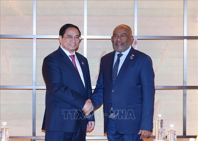 Thủ tướng Phạm Minh Chính hội kiến Tổng thống Liên bang Comoros