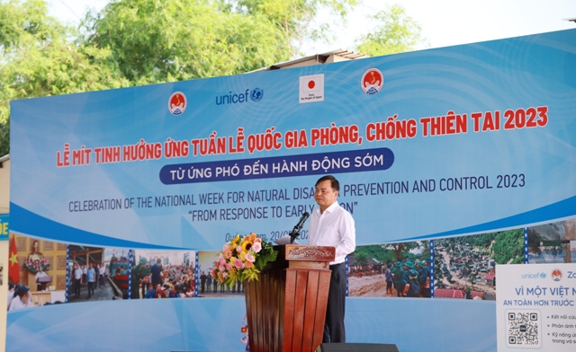 Mít tinh hưởng ứng Tuần lễ Quốc gia về Phòng, chống thiên tai năm 2023